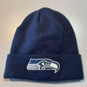 Seattle Seahawks Primary Basic Cuffed Knit Hat - College Navy